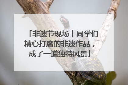 非遗节现场丨同学们精心打磨的非遗作品，成了一道独特风景