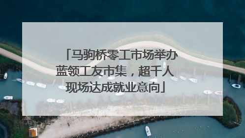 马驹桥零工市场举办蓝领工友市集，超千人现场达成就业意向