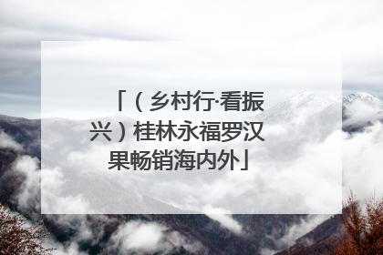 （乡村行·看振兴）桂林永福罗汉果畅销海内外