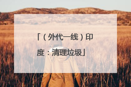 （外代一线）印度：清理垃圾