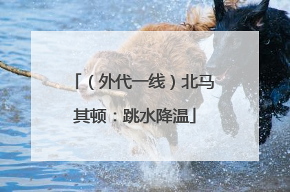 （外代一线）北马其顿：跳水降温