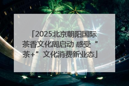2025北京朝阳国际茶香文化周启动 感受“茶+”文化消费新业态