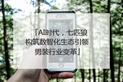 AI时代，七匹狼构筑数智化生态引领男装行业变革