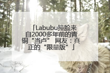 Labubu撞脸来自2000多年前的青铜“当卢” 网友：真正的“限量版”
